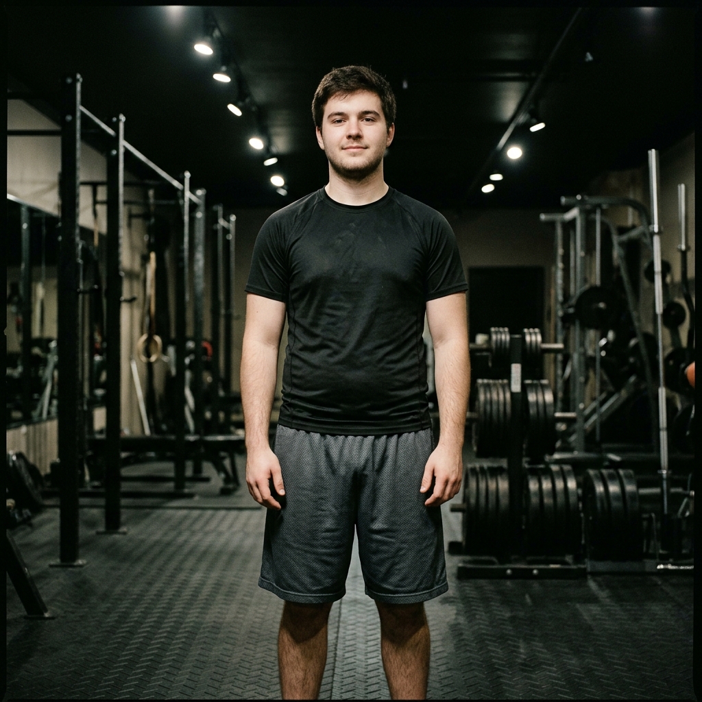 Member before their Pro Athletic transformation
